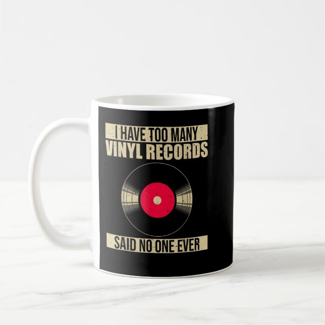 Caneca De Café Registro legal De Vinilo Para Homens Registro LP M (Esquerda)