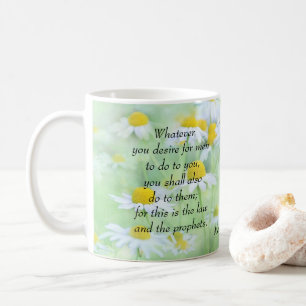 Caneca De Café Regra de ouro - 7:12 de Matthew