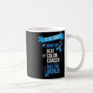 Caneca De Café Regra do Cancer de Bebida Colon acordar O Mundo 1