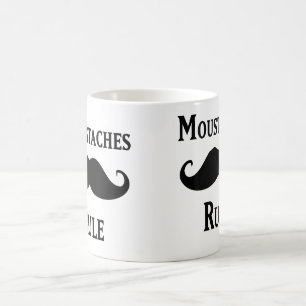 Caneca De Café Regra dos bigodes