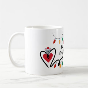 Caneca De Café Regra dos Gatos Negros! Gatos de Natal e Saúde!