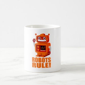Caneca De Café Regra dos robôs