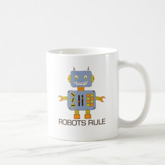 Caneca De Café Regra dos robôs