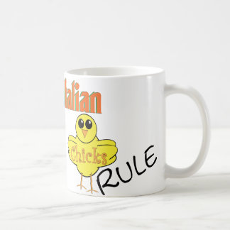 Caneca De Café Regra italiana dos pintinhos