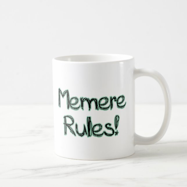 Caneca De Café Regras de Memere! (Direita)