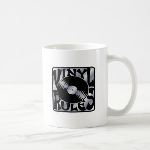 Caneca De Café Regras do vinil