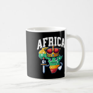 Caneca De Café Rei Africano Rainha Ancestralidade Mês da História