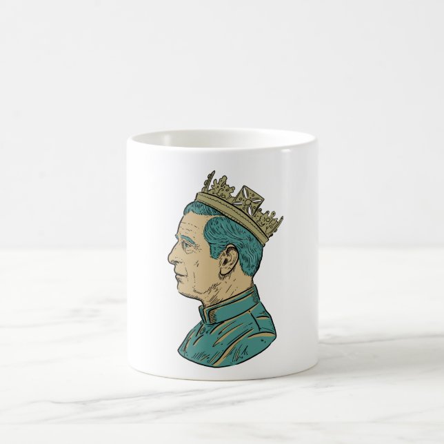 Caneca De Café Rei Charles (Centro)
