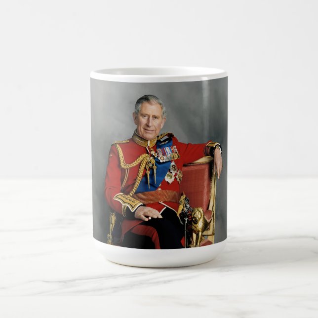 Caneca De Café Rei Charles III (Centro)