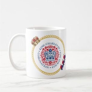 Caneca De Café Rei Charles III Coronagem Mug