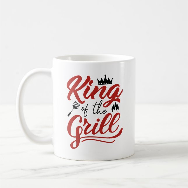 Caneca De Café Rei Da Grelha (Esquerda)