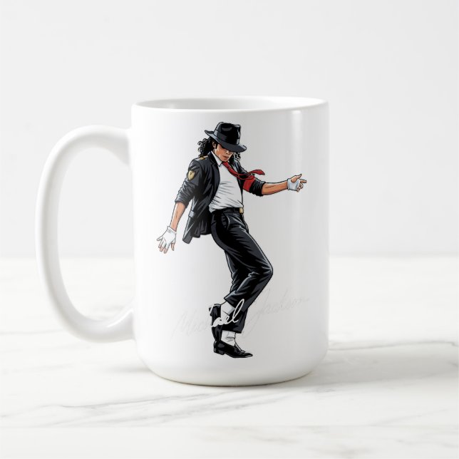 Caneca De Café Rei da Pop - Michael Jackson Fan (Esquerda)