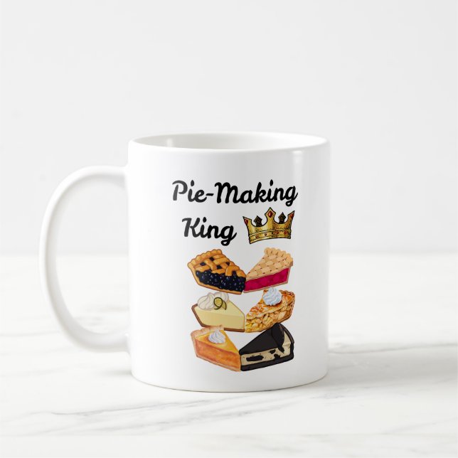 Caneca De Café Rei da Produção de Tortas (Esquerda)