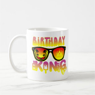 Caneca De Café Rei de Aniversário