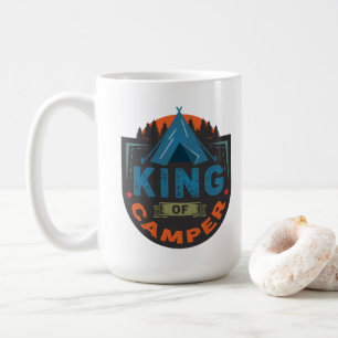Caneca De Café Rei de Camping