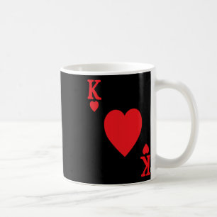 Caneca De Café Rei de Copas Amante do Dia dos Namorados Royal Flu