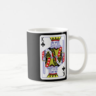 Caneca De Café Rei De Pistas Jogando Cartões No Dia Da Feira De H
