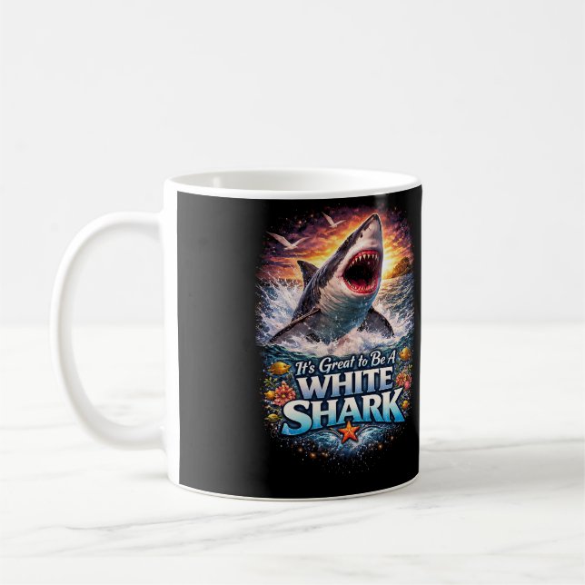 Caneca De Café Rei do Azul Profundo (Esquerda)