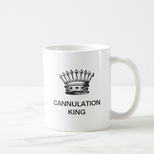 CANECA DE CAFÉ REI DO CANNULATION