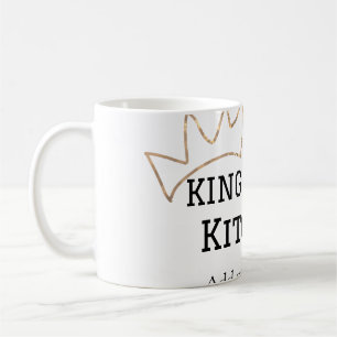 Caneca De Café Rei do cozinhar do cozinheiro da cozinha adiciona 