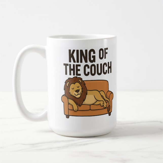 Caneca De Café Rei do sofá (Esquerda)