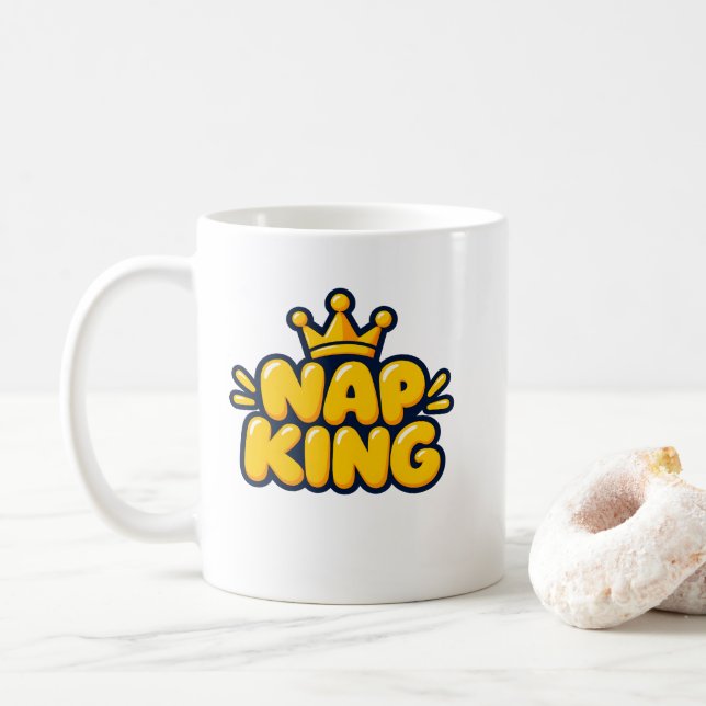 Caneca De Café Rei do Sono (Com Donut)