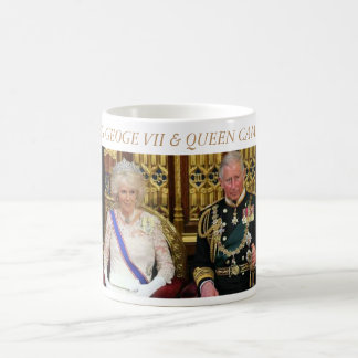 Caneca De Café Rei George VII e rainha Camilla