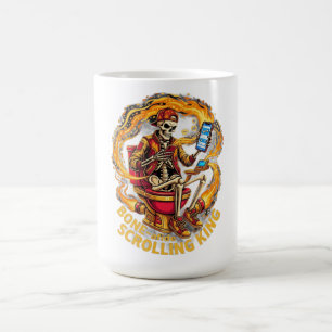 Caneca De Café Rei legítimo da rolagem