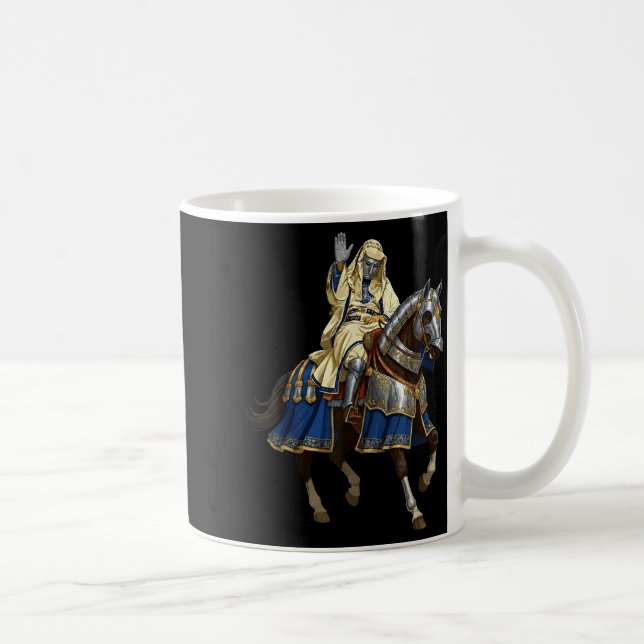 Caneca De Café Rei Máscara de Prata Baldwin Iv Máscara Dourada Ar (Direita)