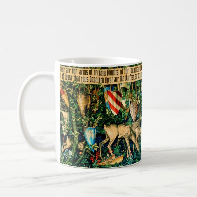 Caneca De Café Rei Medieval Arthur William Morris (Esquerda)