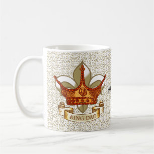 Caneca De Café Rei Papai Coroa Real
