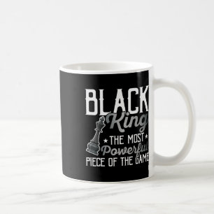 Caneca De Café Rei Preto A Peça Mais Poderosa No Jogo Homens