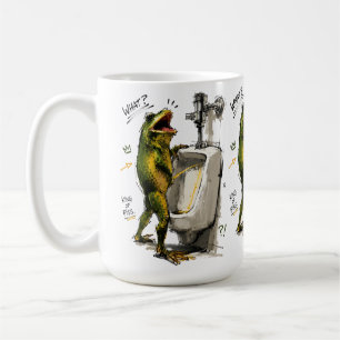 Caneca De Café Rei Sapo Humor de Banheiro