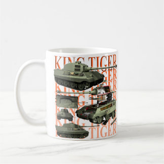 Caneca De Café Rei Tiger, o tanque monstro do WW2