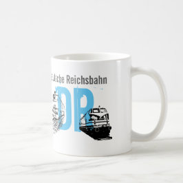 Caneca De Café Reichsbahn alemão DDR desenho