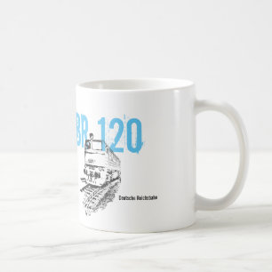 Caneca De Café Reichsbahn alemão desenho