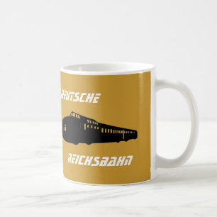 Caneca De Café Reichsbahn alemão taça