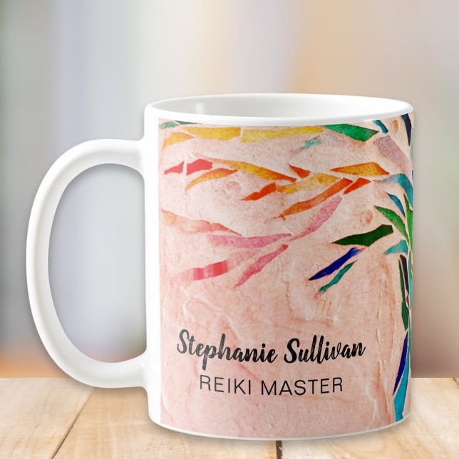 Caneca De Café Reiki Master Tree Of Life  (Criador carregado)