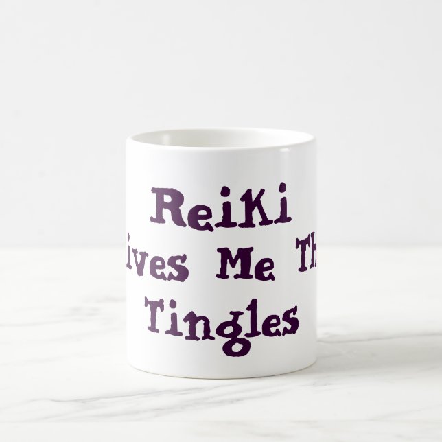 Caneca De Café Reiki Me Dá Tingles (Centro)