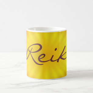 Caneca De Café REIKI/OURO, REIKI/OURO, Reiki