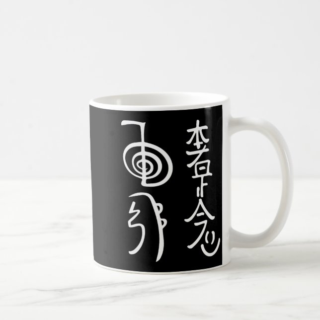 Caneca De Café Reiki Wer Symbols Shirt Reiki Energy Sritual Heale (Direita)