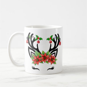 Caneca De Café Reindeer de Natal