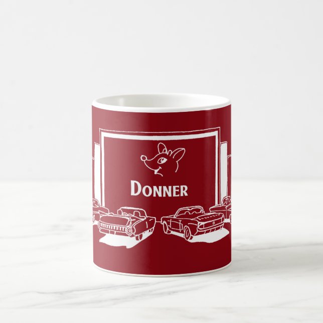 Caneca De Café Reindeer em cinema - Donner (Centro)