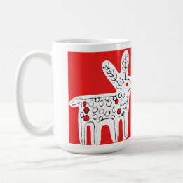Caneca De Café Reindeer Kiss R Café Mug