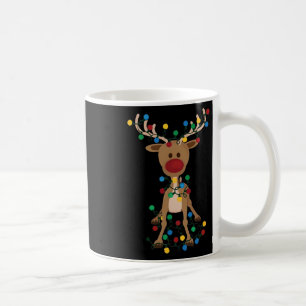 Caneca De Café Reindeer Natal Xmas Para Mulheres Homens
