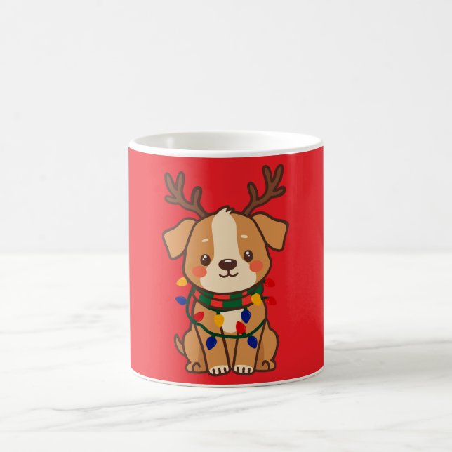 Caneca De Café Reindeer Pup (Centro)