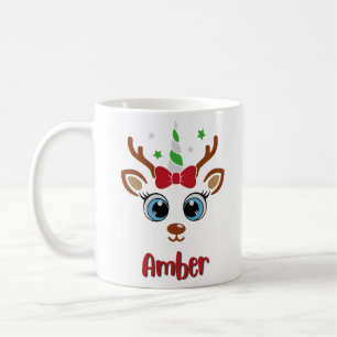 Caneca De Café Reindet Name Mug