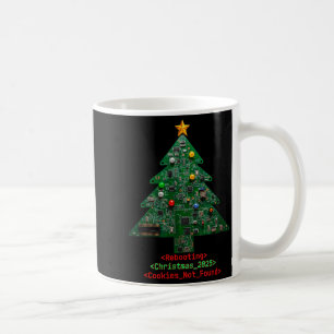 Caneca De Café Reiniciando as Festas de Fim de Ano Suporte Técnic