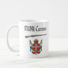 Caneca De Café Reino da Itália Fuzil Carcano M1891 da Primeira Gu