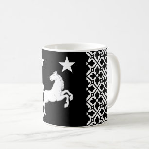 Caneca De Café Reino de Meridies Populace Crachá Café Mug